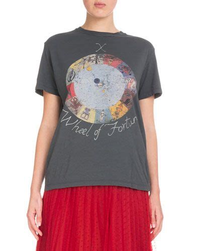 dior wheel of fortune tarot t-shirt|T.